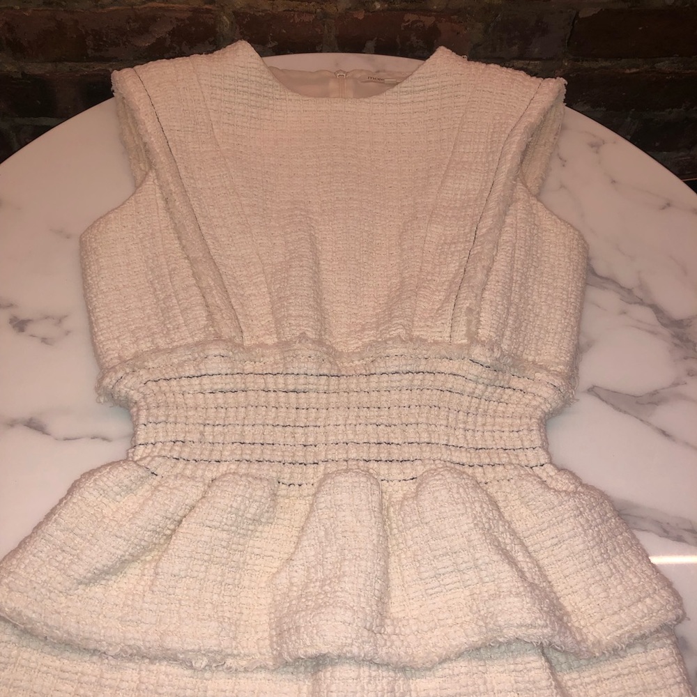 Maje Rosay Ecru Tweed Dress Size 1 | Excellent Condition - Picture 4 of 7